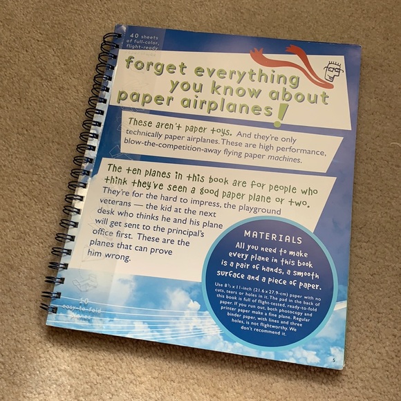 Paper Airplane Book - Picture 2 of 4